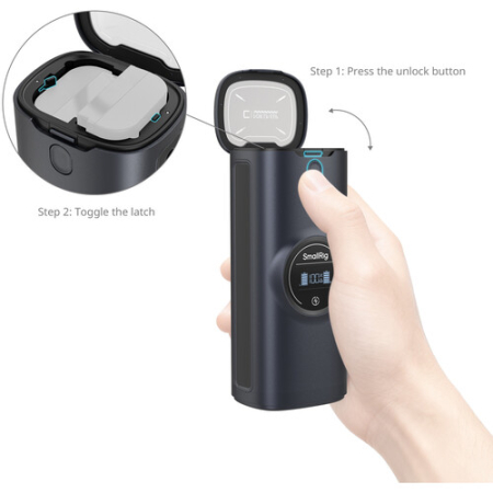 Etui ładujące z powerbankiem SmallRig 5108 do akumulatorów zapewnia pełną kompatybilność z akumulatorami Canon LP-E6P, LP-E6NH, LP-E6N i LP-E6.